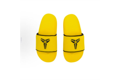 POP Kobe Bryant x Offcourt Slide Black Yellow, IF2870-700 01