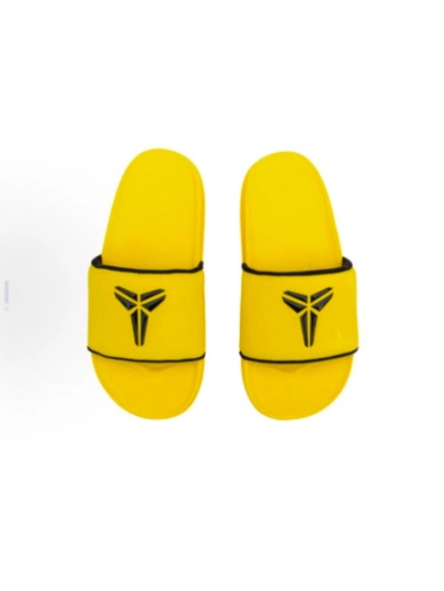 POP Kobe Bryant x Offcourt Slide Black Yellow, IF2870-700 01