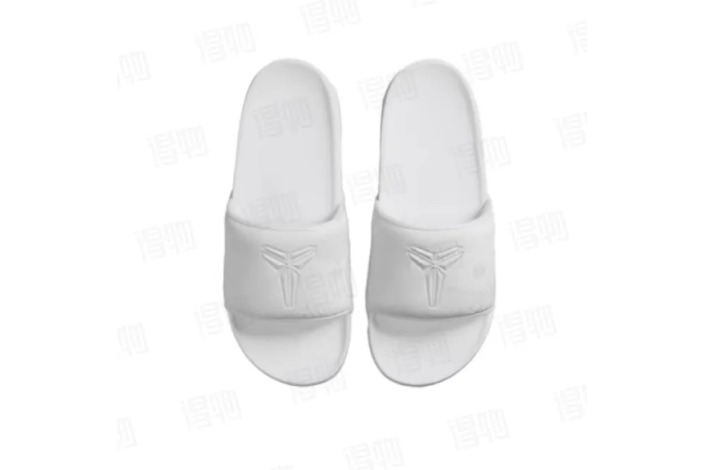 Shop Kobe Bryant x Offcourt Slide Triple White Reps
