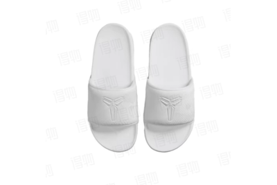 POP Kobe Bryant x Offcourt Slide Triple White, IF2870-100 01