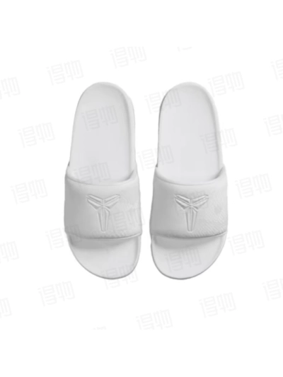 POP Kobe Bryant x Offcourt Slide Triple White, IF2870-100 01
