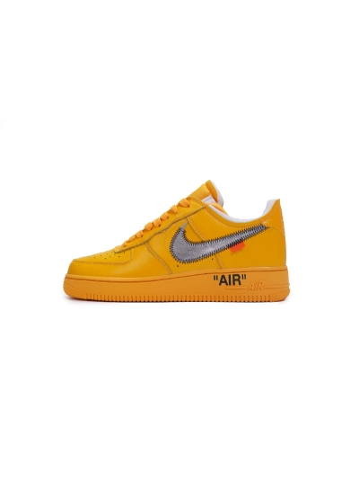 PKGoden Air Force 1 Low OFF-WHITE University Gold Metallic Silver, DD1876-700 01