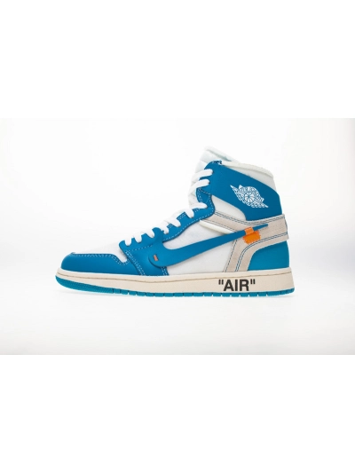 PKGoden Jordan 1 Retro High Off-White University Blue, AQ0818-148 US14 01