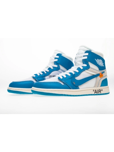 PKGoden Jordan 1 Retro High Off-White University Blue, AQ0818-148 US14 02