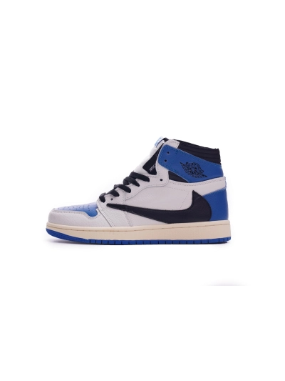 PKGoden Jordan 1 Retro High OG Fragment Travis Scott, DH3227-105 US14 01