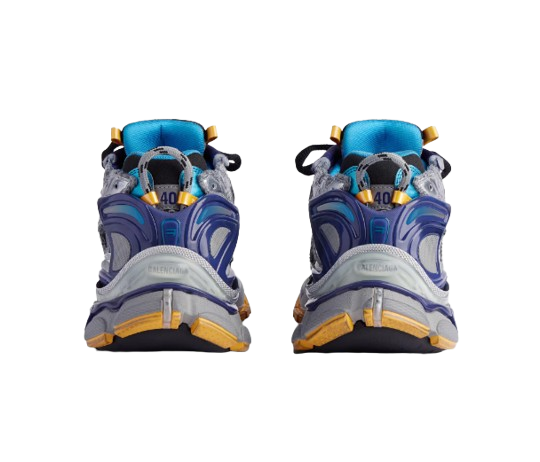 PKGoden Balenciaga Runner Sneaker Grey, Blue and Orange