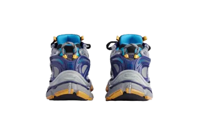 PKGoden Balenciaga Runner Sneaker Grey, Blue and Orange 02