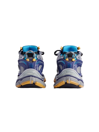 PKGoden Balenciaga Runner Sneaker Grey, Blue and Orange 02