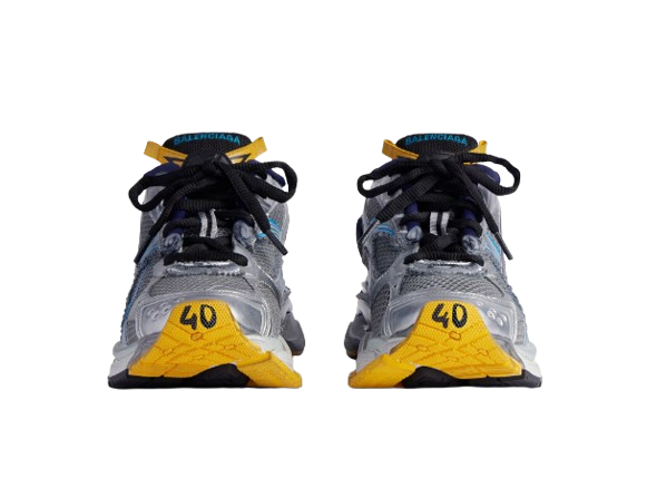 PKGoden Balenciaga Runner Sneaker Grey, Blue and Orange