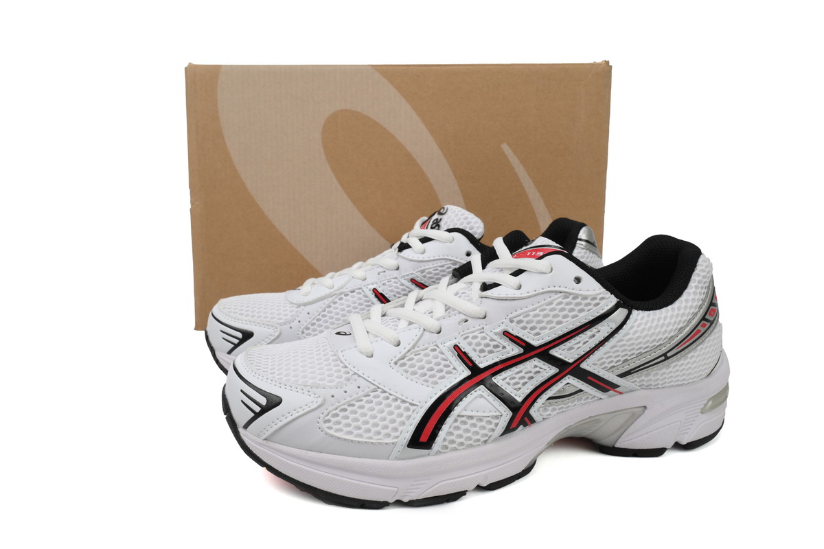 ASICS Gel-1130 White Electric Red Reps