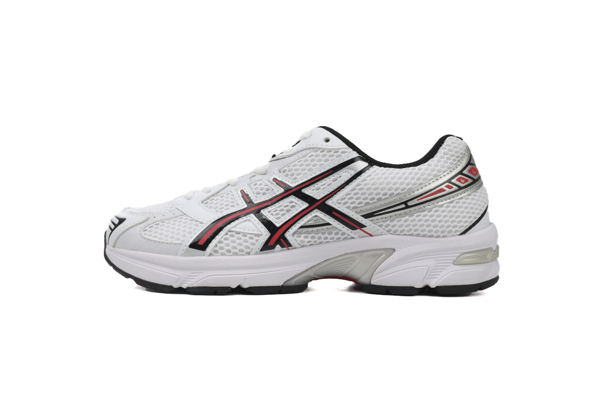 ASICS Gel-1130 White Electric Red Reps