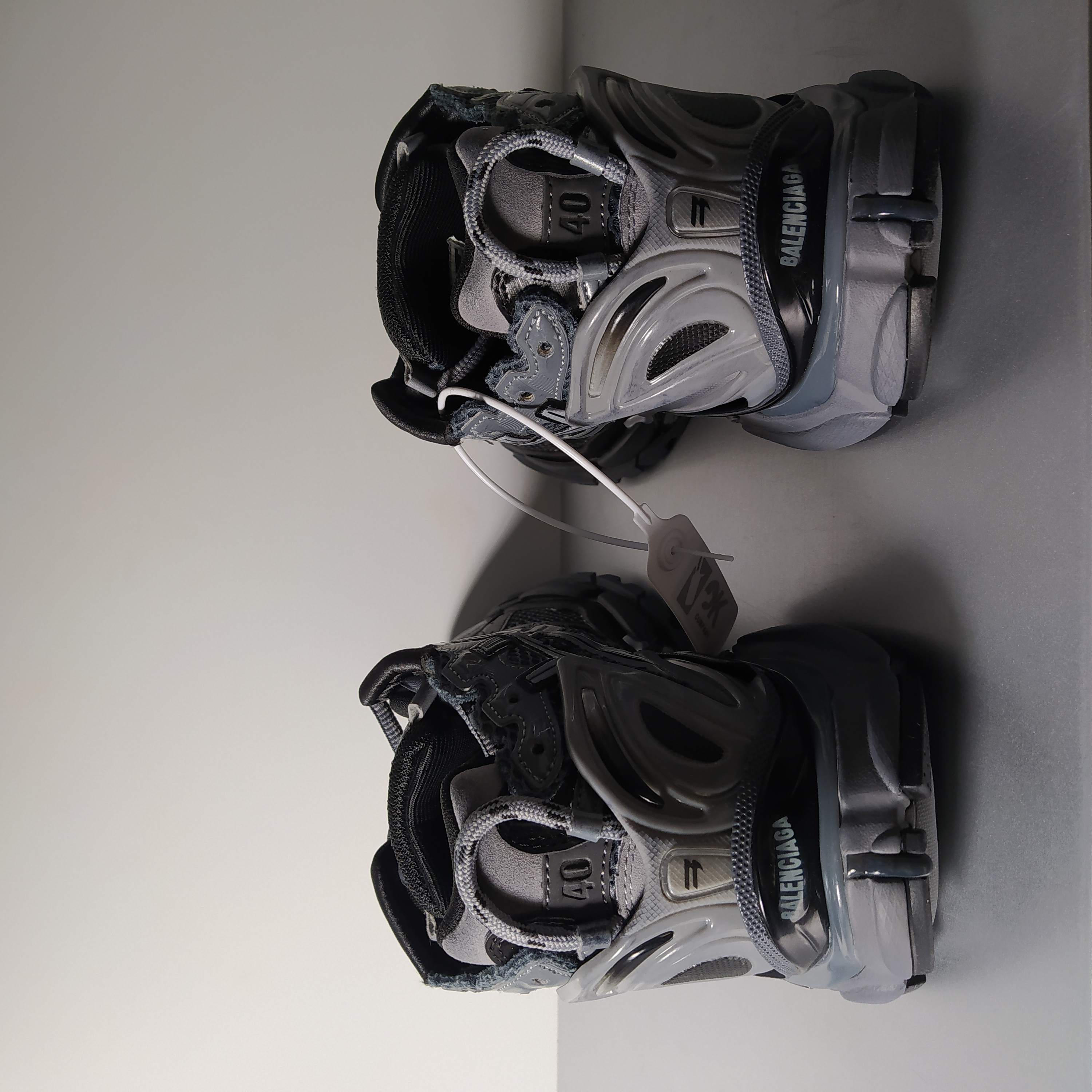 PKGoden Balenciaga 7th Runner All Black Gray 677402 W3RB2 1515