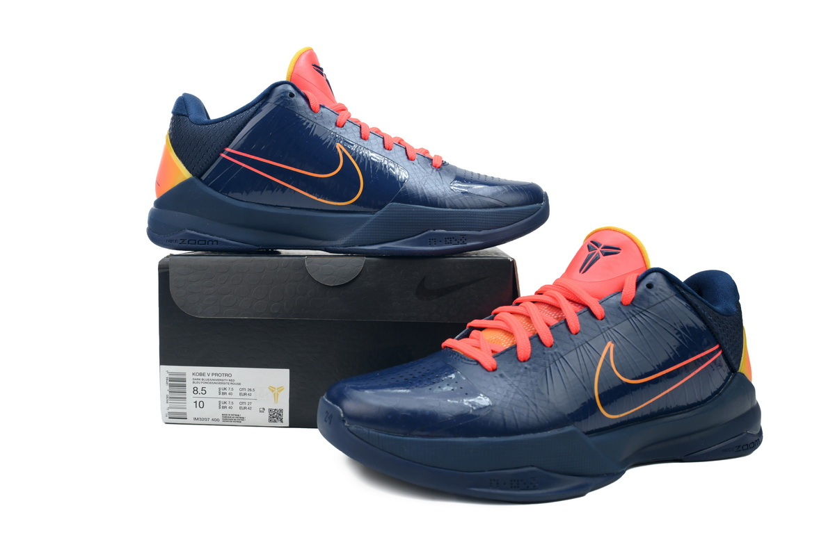 PKGoden Caitlin Clark x Zoom Kobe 5 Protro Indiana Fever IM3207-400