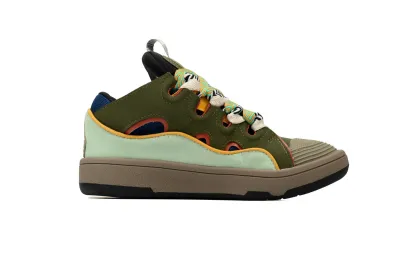 PKGoden LANVIN White Ladies Brown Green 02