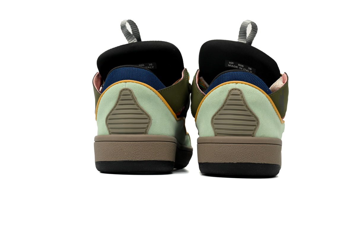 PKGoden LANVIN White Ladies Brown Green