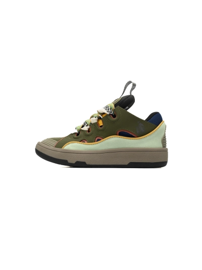 PKGoden LANVIN White Ladies Brown Green 01