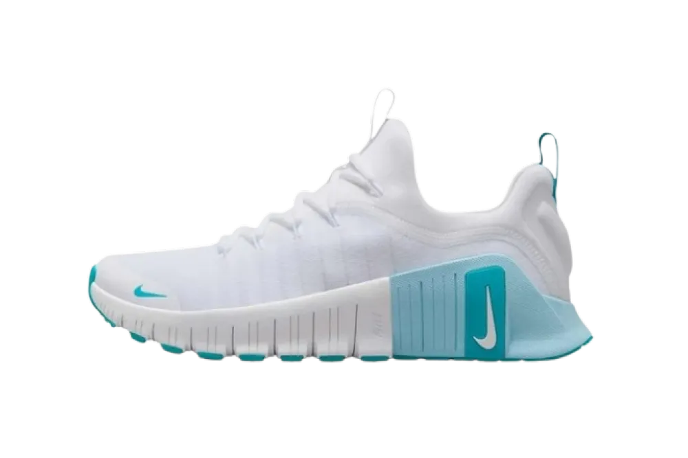 POP N@ke Free Metcon 6 White Glacier Blue Dusty Cactus, FJ7126-107