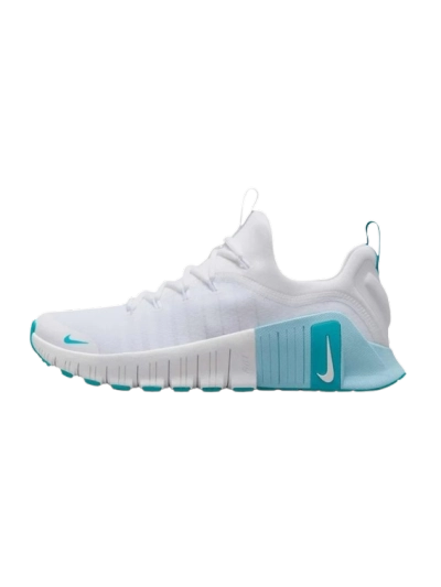 POP N@ke Free Metcon 6 White Glacier Blue Dusty Cactus, FJ7126-107 01