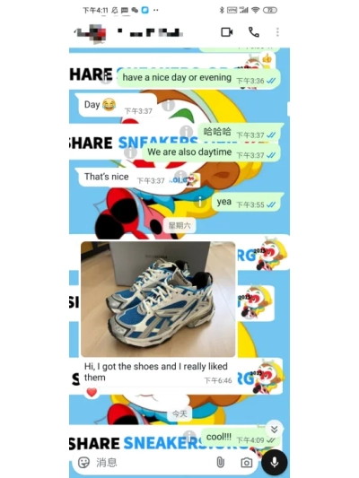 PKGoden Balenciaga Runner White Blue 02
