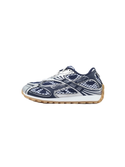 PKGoden Bottega Veneta Orbit Deep Blue Silver 01