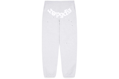 Sp5der OG Web Sweatpants Heather Grey 01