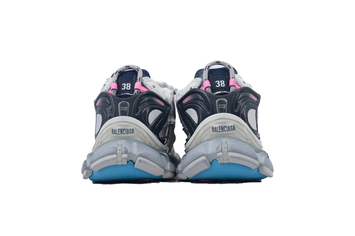 PKGoden Balenciaga Runner Sneaker Grey White Black, 772767 W3RNY 0322
