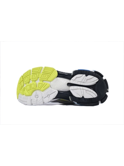 PKGoden Balenciaga Runner Sneaker White Blue Yellow, 772767 W3RNY 0213 02