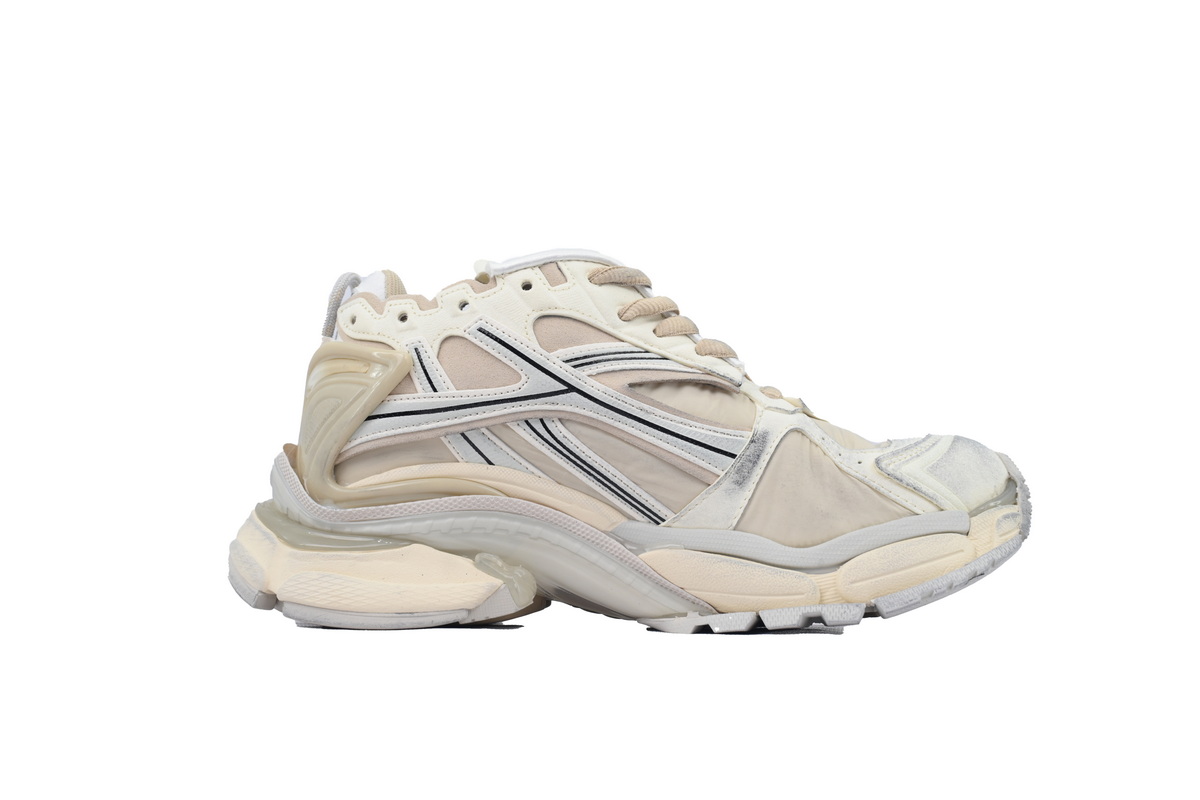 PKGoden Balenciaga Runner Sneaker White Brown, 772767 W3RNY 1205