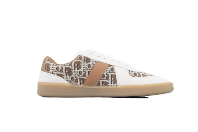 PKGoden Dior B01 Match Point Smooth Calfskin White Brown 02