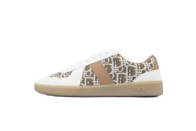 PKGoden Dior B01 Match Point Smooth Calfskin White Brown 01