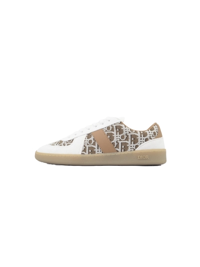 PKGoden Dior B01 Match Point Smooth Calfskin White Brown 01