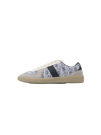 PKGoden Dior B01 Match Point Sneaker Smooth Calfskin Grey Blue 01