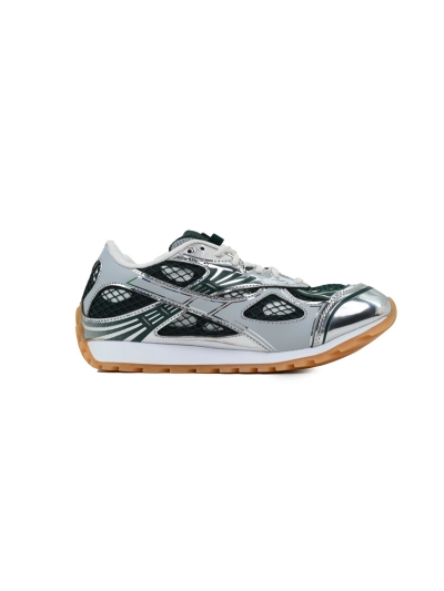 PKGoden Bottega Veneta Orbit Dark Green Silver 02