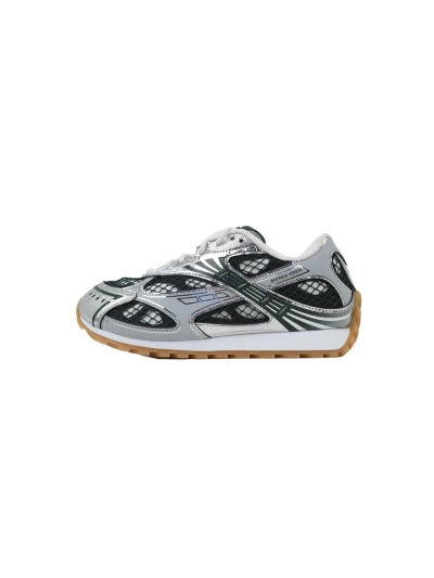 PKGoden Bottega Veneta Orbit Dark Green Silver 01