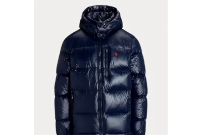 Ralph Lauren The Gorham Glossed Down Jacket Blue 01