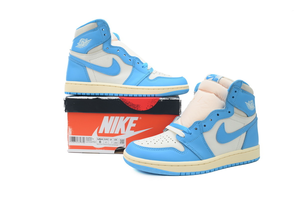 [‼️50% off‼️] PKGoden  Air Jordan 1 Retro High OG 'UNC Reimagined' DZ5485-402