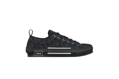 PKGoden B23 low oblique sneakers black 01