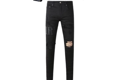 Amiri Pants Black Jeans, 892 01
