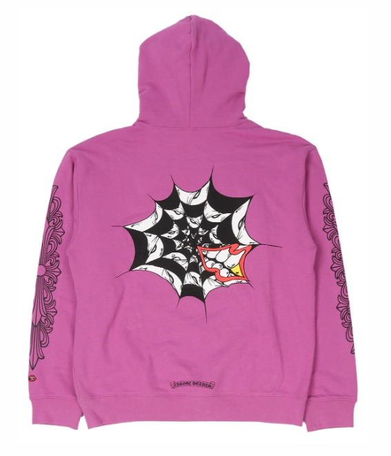 Chrome Hearts x Matty Boy Web Hoodie Purple