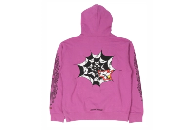 Chrome Hearts x Matty Boy Web Hoodie Purple 02