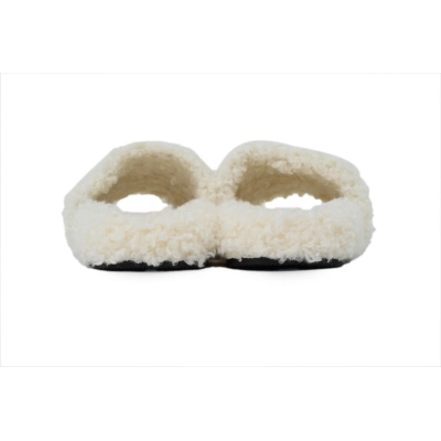 POP Balenciaga Furry Slide White Coke Label 02
