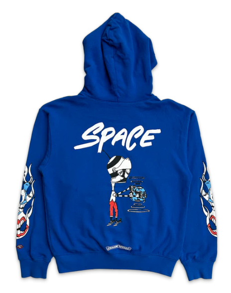 Chrome Hearts x Matty Boy Hoodie Space Affair Blue