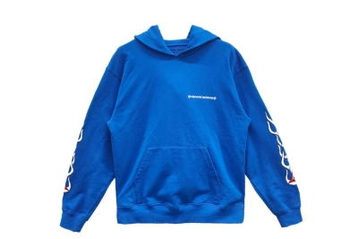 Chrome Hearts x Matty Boy SPACE Logo Blue Hoodie 02