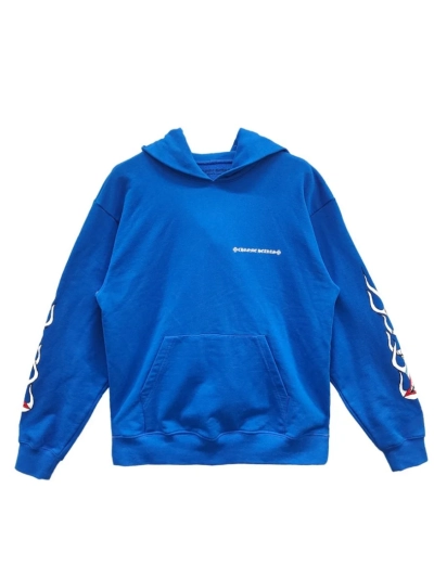 Chrome Hearts x Matty Boy SPACE Logo Blue Hoodie 02