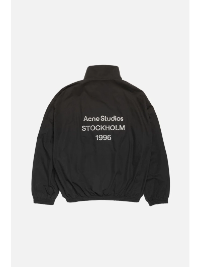 Acne Studios Washed logo jacket Black 02