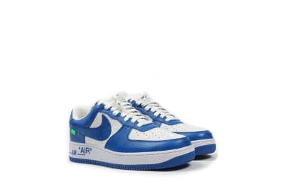 PKGoden Air Force 1 LowBy Virgil Abloh White Royal 02