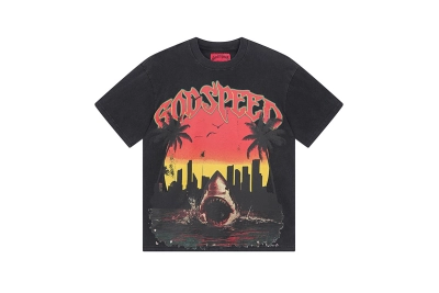 Godspeed T-Shirt Washed Black 1068 02