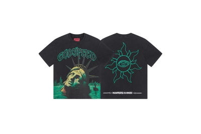 Godspeed T-Shirt Washed Black 1069 01