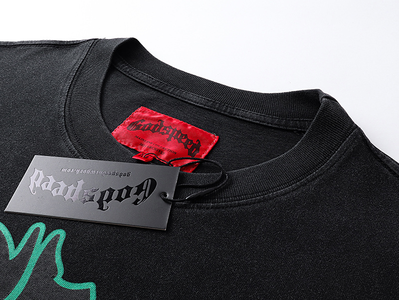 Godspeed T-Shirt Washed Black 1069