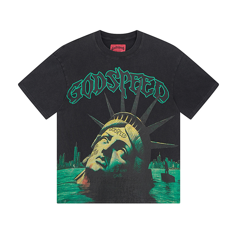 Godspeed T-Shirt Washed Black 1069